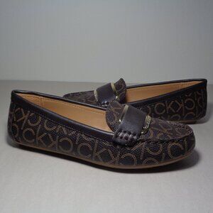 Calvin Klein Size 6.5 M / LEONIE / Brown / Slip On Loafers / New Women's Shoes
